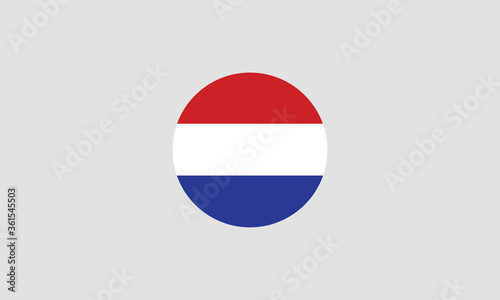 Netherlands flag circle national vector illustration Free Download Netherlands flag circle national vector illustration - GFXLoad