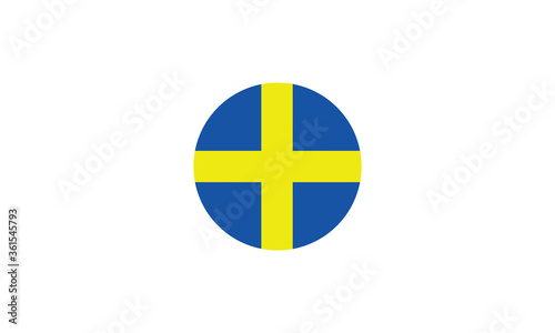 Free Download Sweden flag circle national vector illustration - GFXLoad
