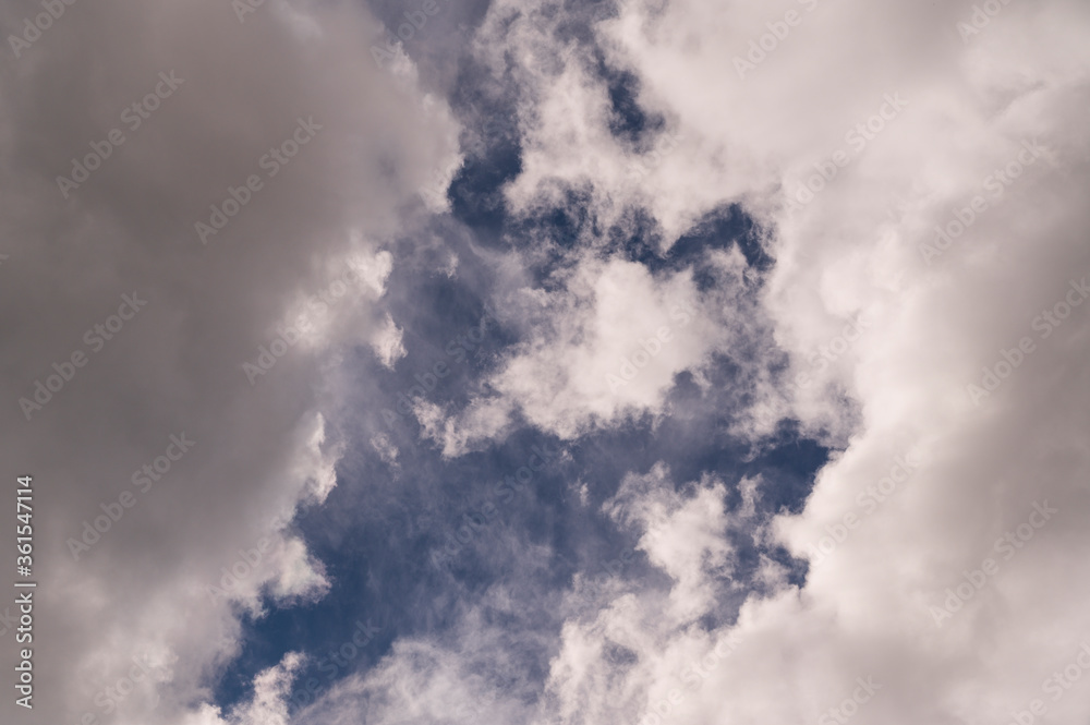 blue background sky and atmospheric white clouds blue background sky and atmospheric white clouds