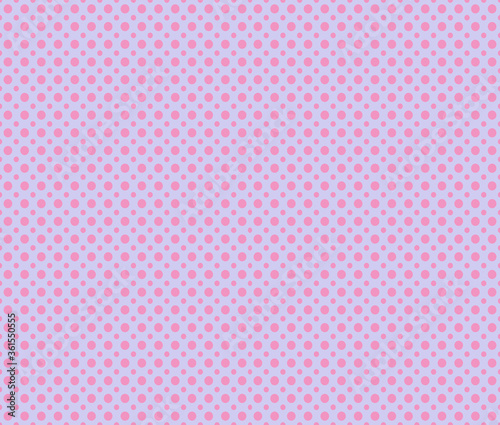 pink polka dots
