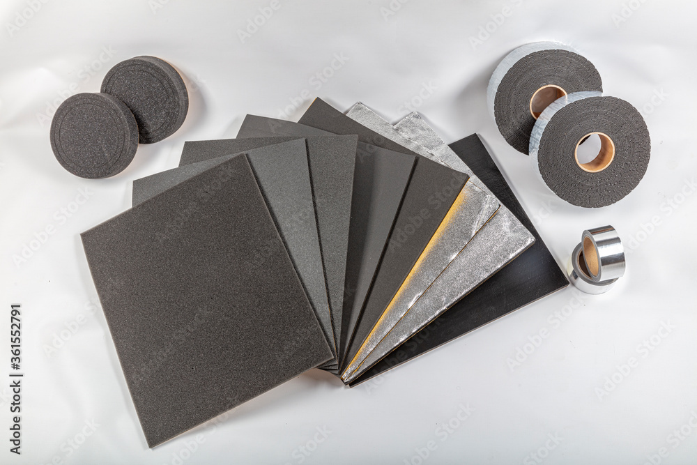 Car sound insulation materials. Adhesive Insulation Sponge, Auto Sound
