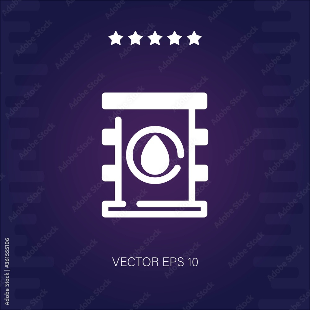 oil barrel vector icon oil barrel vector icon
