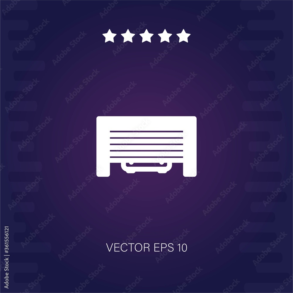 garage vector icon garage vector icon