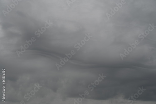 sky background of gray atmospheric clouds