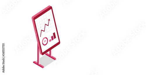 icona, lavagna, grafici, economia, statistiche	