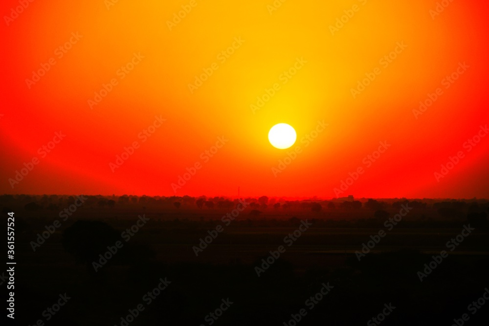 Sunrise/Sunset at Kutch, Gujarat, India
