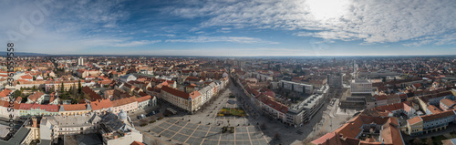 Main Square of Szombathely Hungary