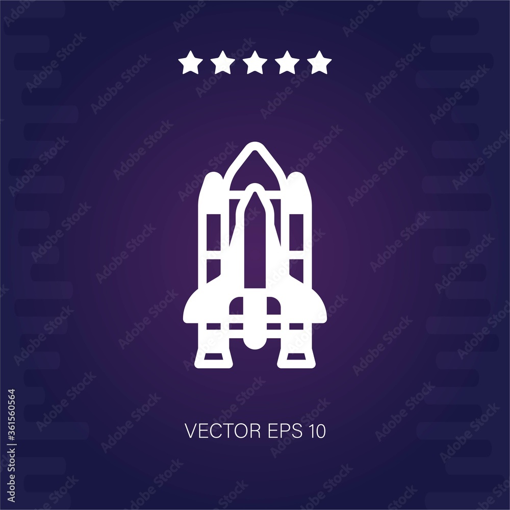 spaceship vector icon spaceship vector icon