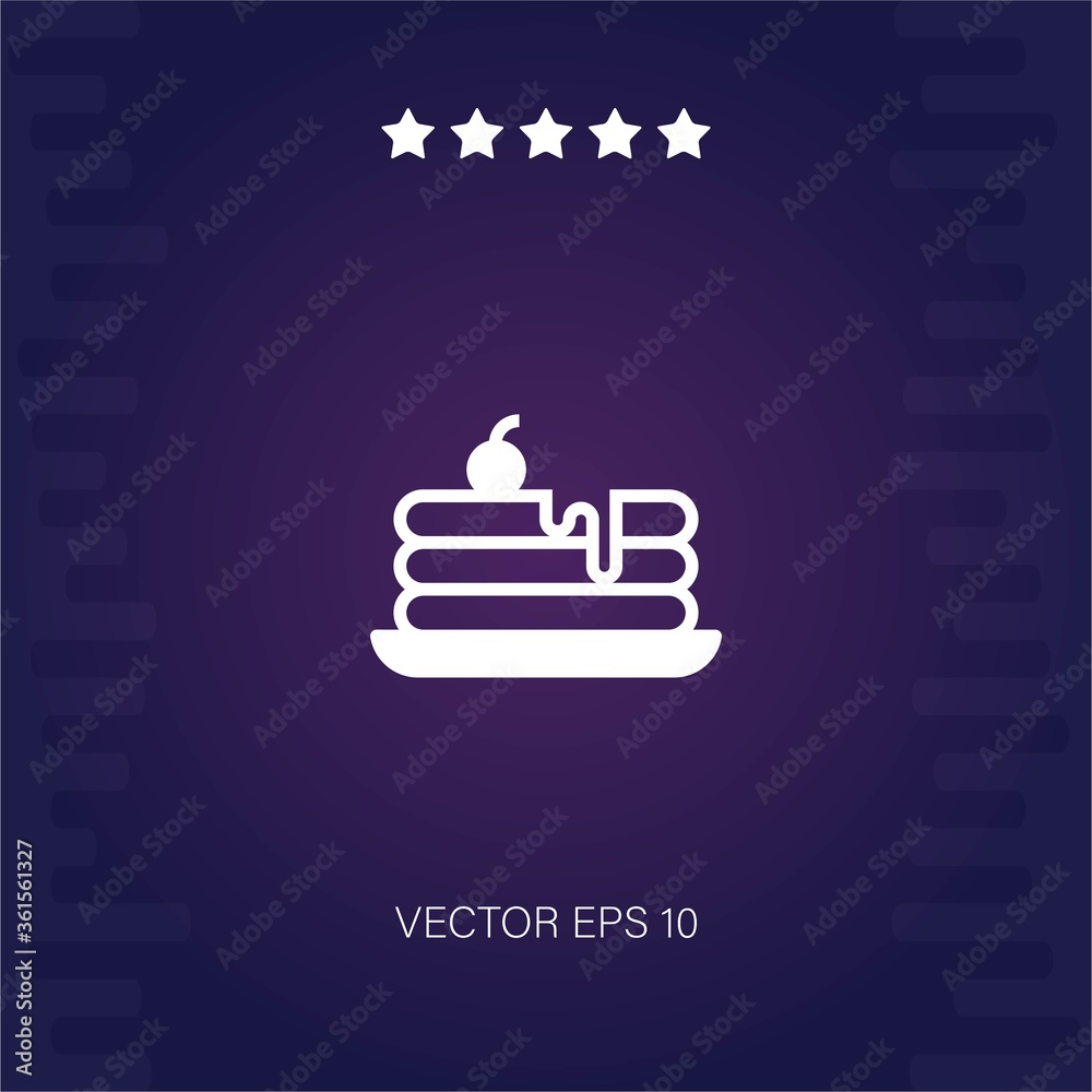 pancake vector icon