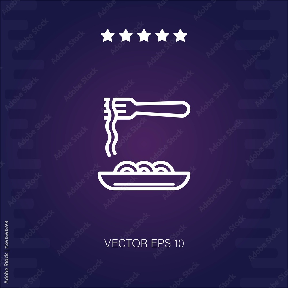 spaguetti vector icon spaguetti vector icon