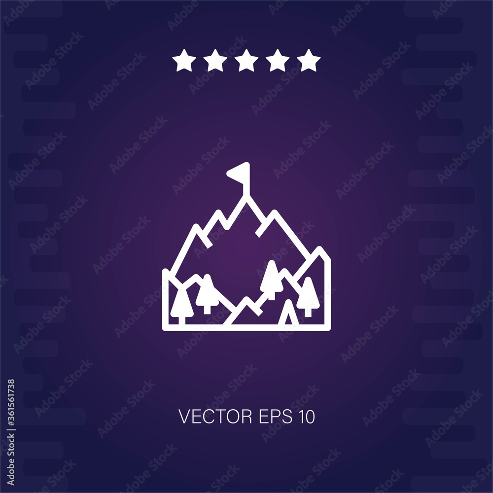 mountain vector icon mountain vector icon