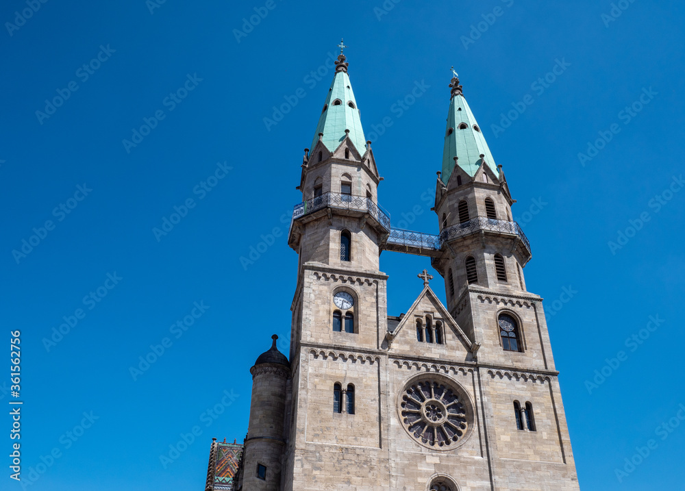 Stadtkirche von Meiningen in Thüringen Deutschland