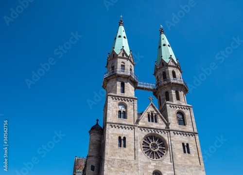 Stadtkirche von Meiningen in Thüringen Deutschland