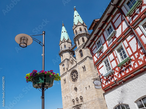 Stadtkirche von Meiningen in ThüringenAltstadt photo