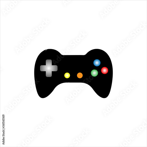 Game pad icon vector design. Joystick icon vector template. Joystick logo template