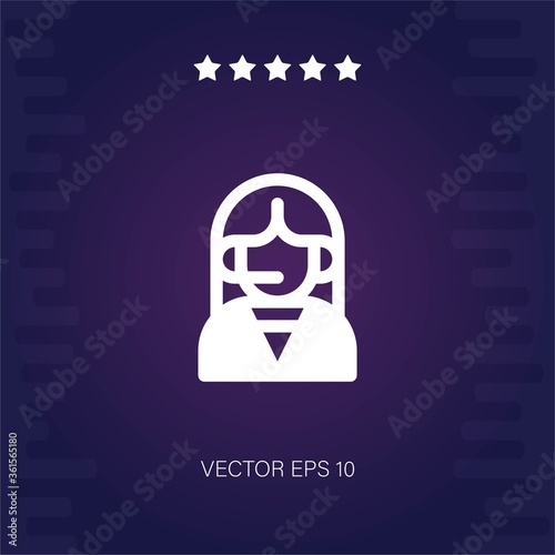 telemarketer vector icon