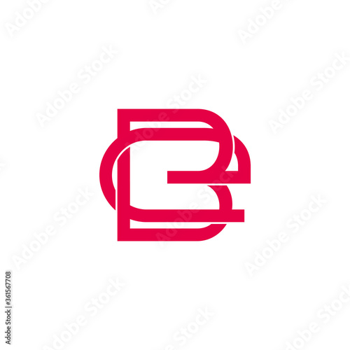 Free Download vector of letter be connected lines design fit for fashion logo - GFXLoad