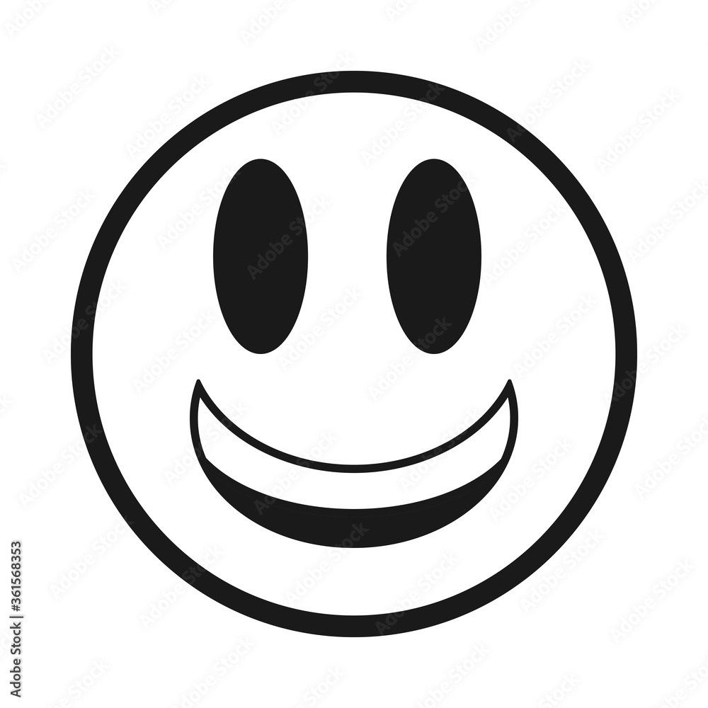 Fototapeta premium Emoji Icon vector graphic Design