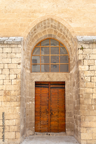 Great Mosque   Ulu Mosque  in Mardin  Turkey.  View from the detail of mosque.