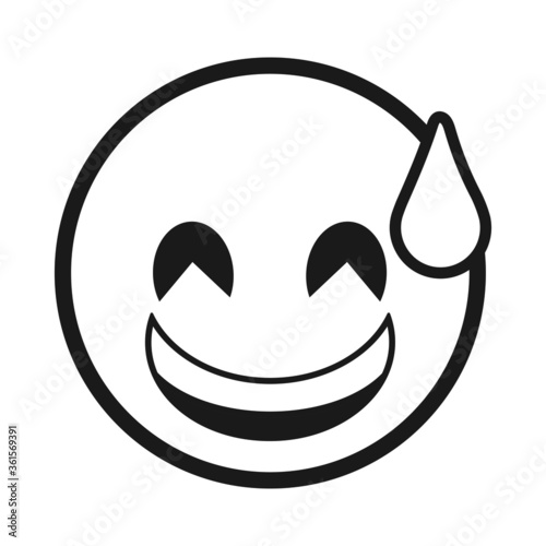 Emoji Icon vector graphic Design
