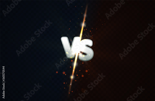Versus glowing spotlight with glow ray