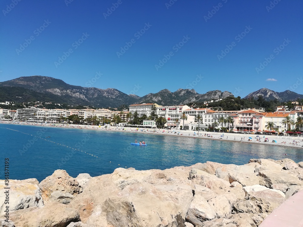 Fototapeta premium paysage Menton