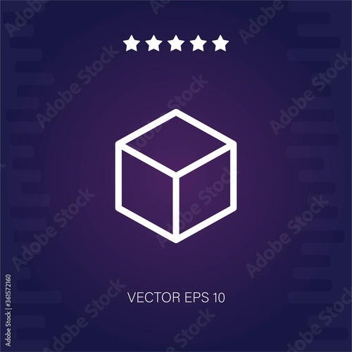 cube vector icon