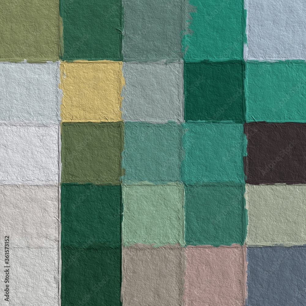Fototapeta premium colorful abstract mosaic with a rough texture background. Sweet color square pattern background. Picture for creative wallpaper or design art work. Backdrop have copy space for text.