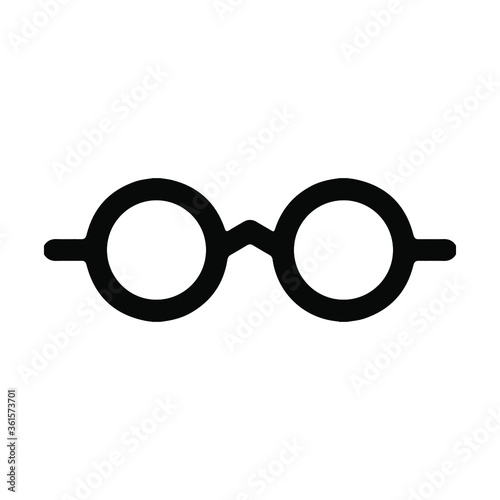 Vector glasses Icon in trendy flat style isolated on white background. for your web site design, logo, app, UI. Vector illustration, EPS10.