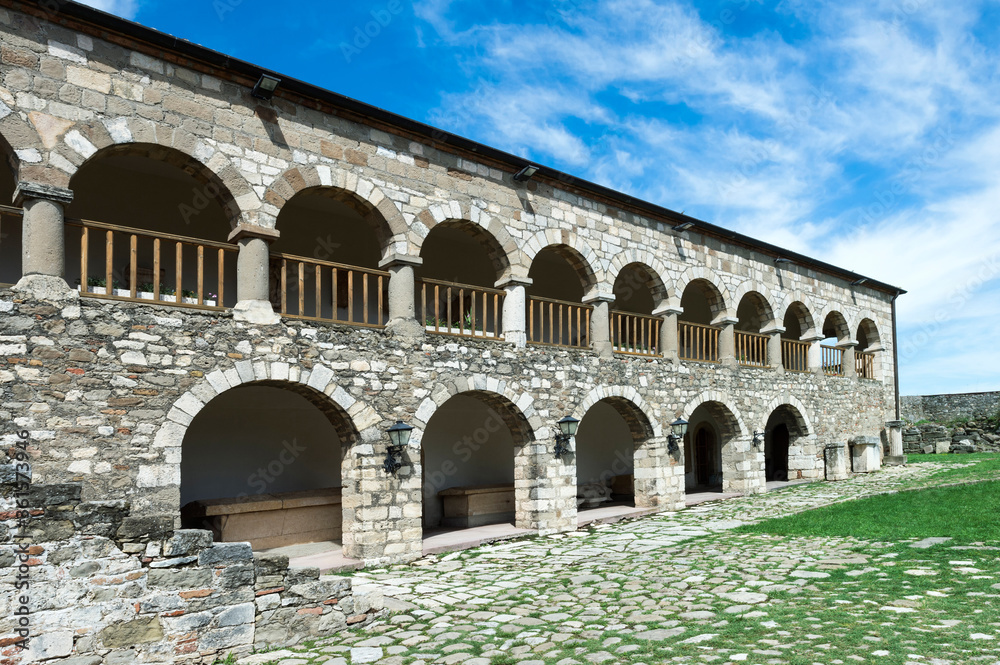 Byzantine Abbey of Pojan, Saint Mary Orthodox Church and Monastery, Museum arches, Apollonia Archaeological Park, Pojani Village, Illyria, Albania
