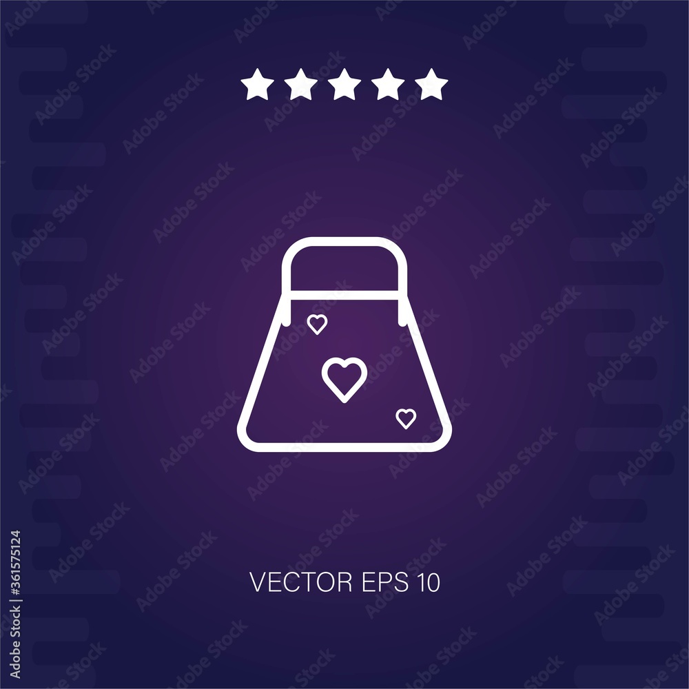Obraz premium bag vector icon