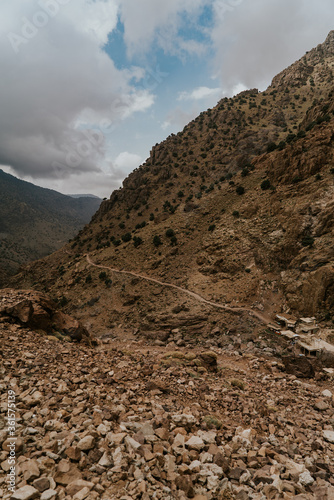 Beautiful landscape and hardscape at Morocco