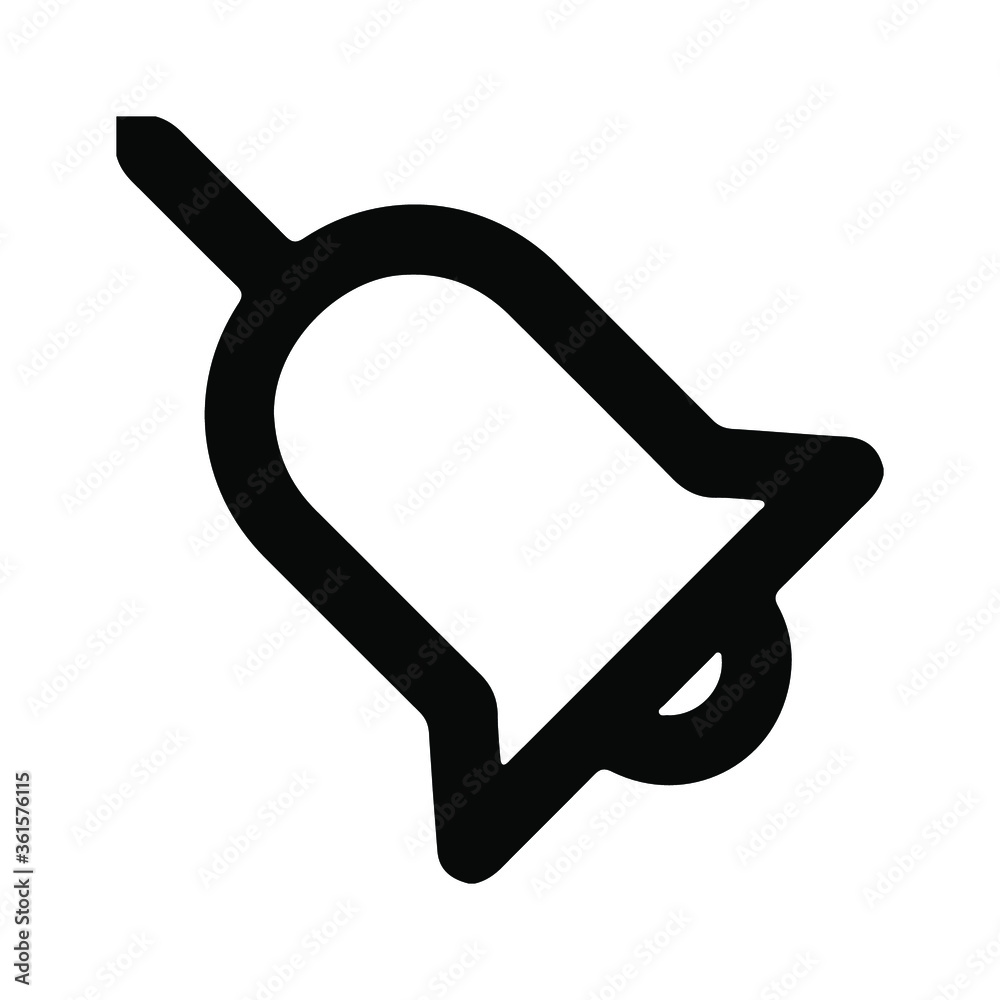 Bell icon vector. Notification symbol. Bell icon vector. Notification symbol.