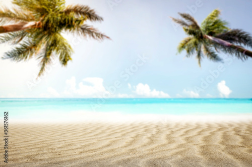 Fototapeta Naklejka Na Ścianę i Meble -  Summer photo of beach and sand 