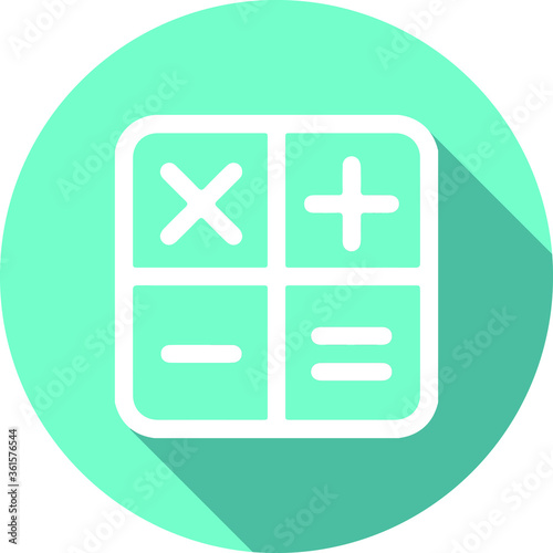 calculator icon vector illustration flat