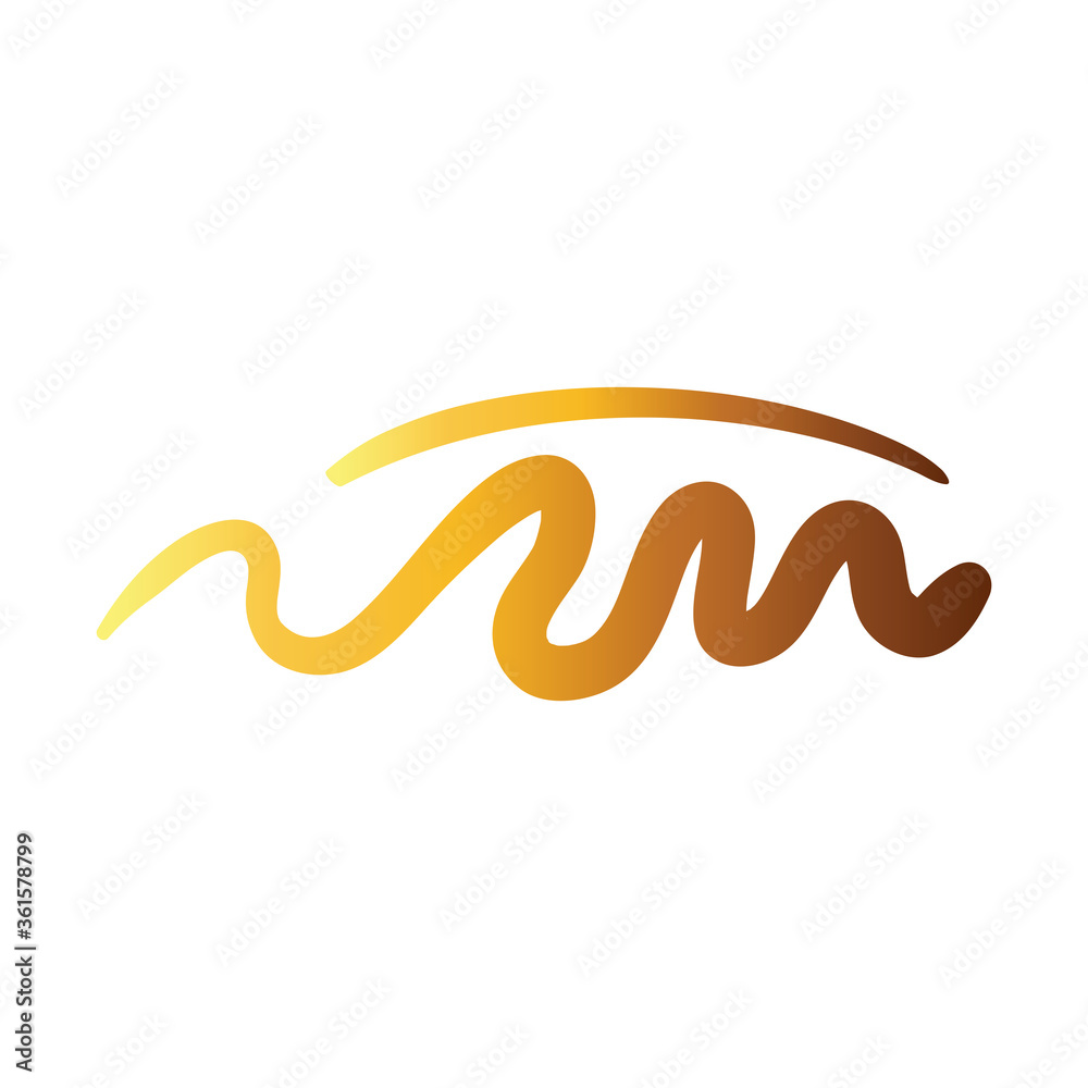 waves creative design with brush stroke degradient style waves creative design with brush stroke degradient style