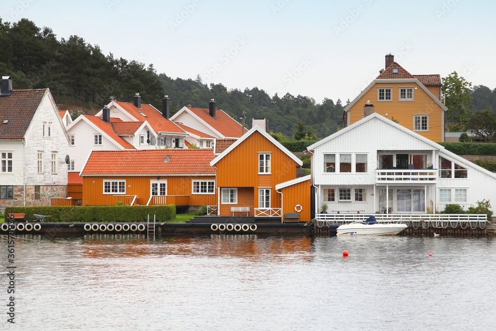 Fishing town in Norway