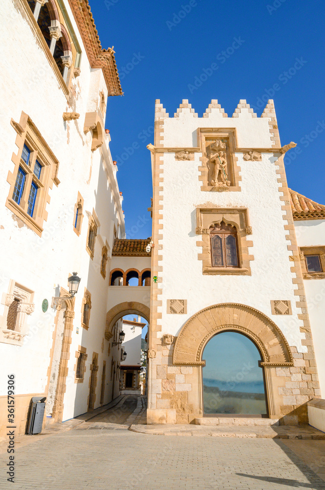 Cau Ferrat Museum in the old town of Sitges. Spain.