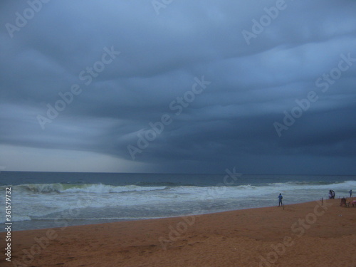 beach storm