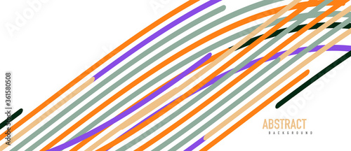 Аbstract moving colorful lines vector backgrounds for cover, placard, poster, banner or flyer