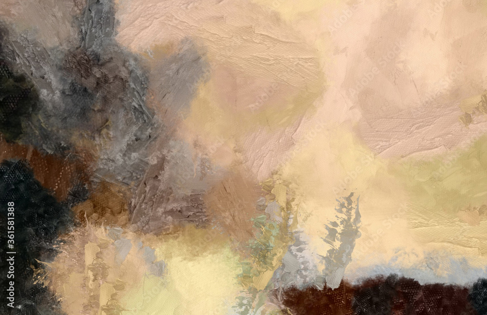 Naklejka premium Abstract pattern in soft pastel colors. 3D rendering