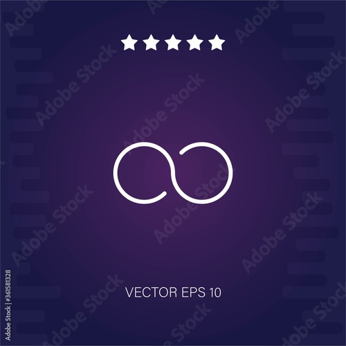 infinity vector icon