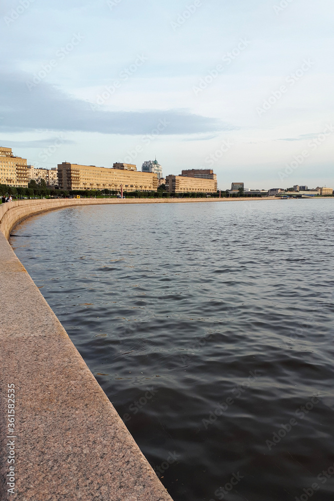 View of the Neva River in St. Petersburg