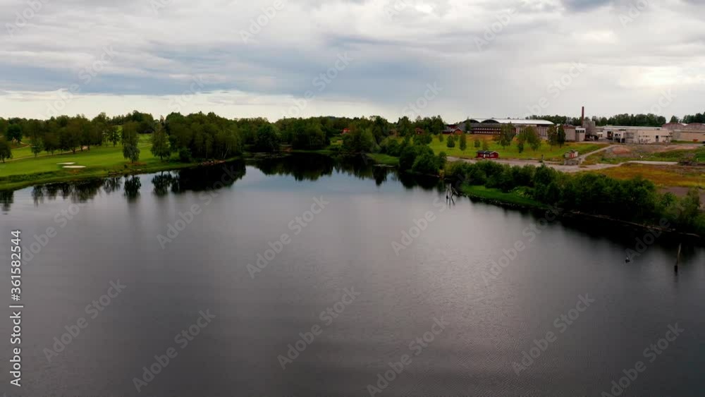 Air shot from Bogstadvannet, Oslo, Norway. Fast flying over a famous lake in Norway. Shot in 4K or UHD. Air shot from Bogstadvannet, Oslo, Norway. Fast flying over a famous lake in Norway. Shot in 4K or UHD.
