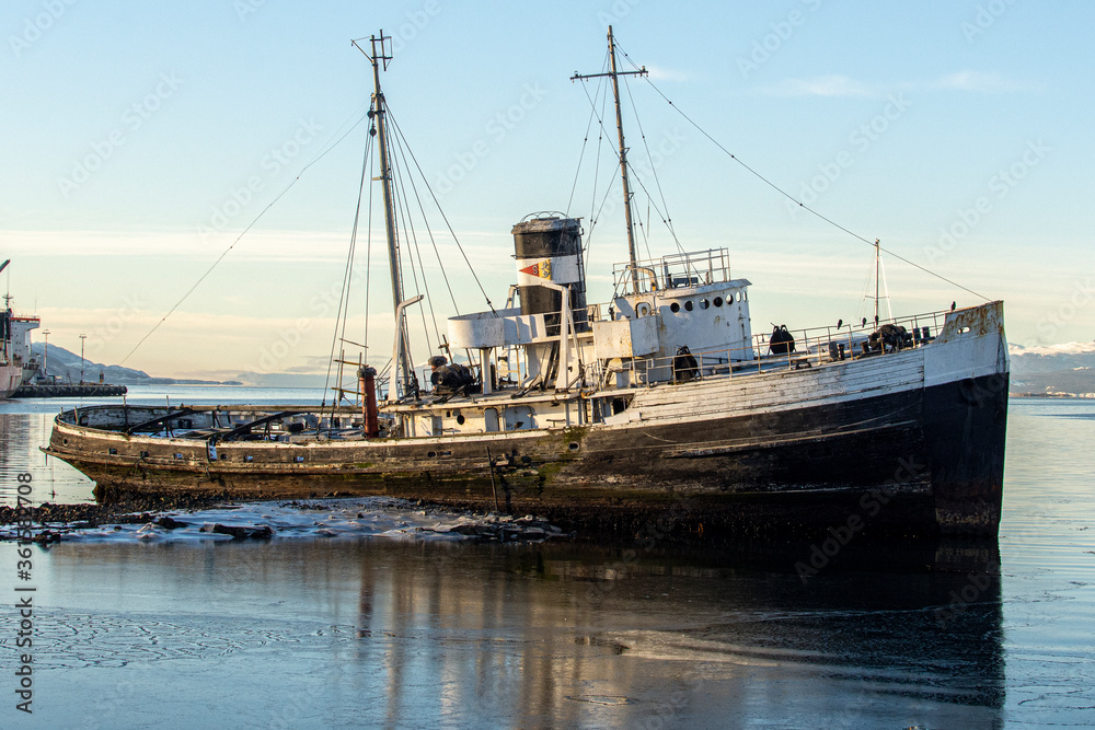 old fishing boats