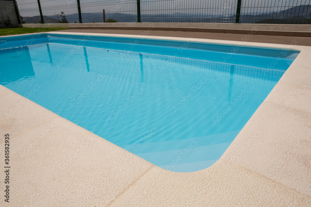 Obraz premium swimming pool blue water