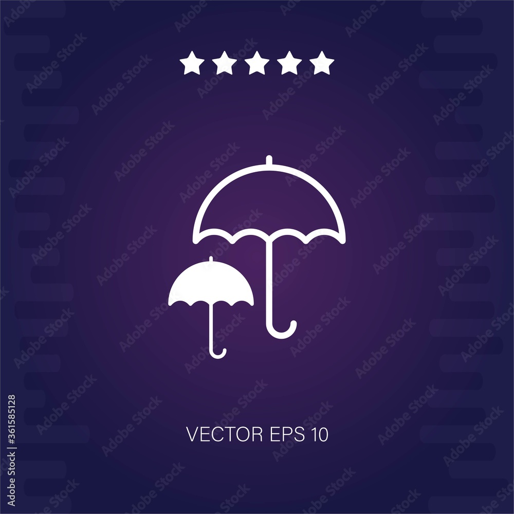 umbrella vector icon umbrella vector icon