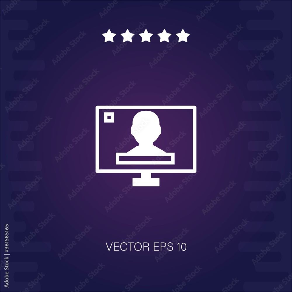 television vector icon television vector icon