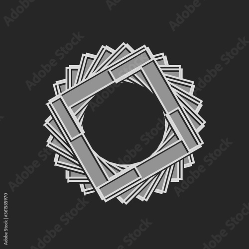 black and white pattern