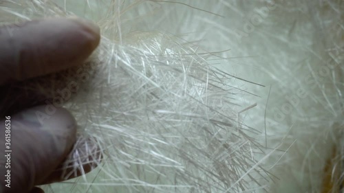 white glass fiber composite raw material background